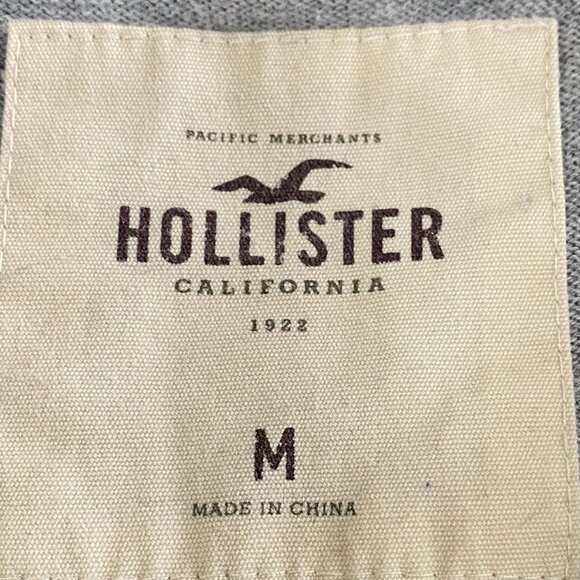 Hollister Y2K Women Varsity Button Up Cardigan Sz M Preppy Nautical Academia - Picture 9 of 12